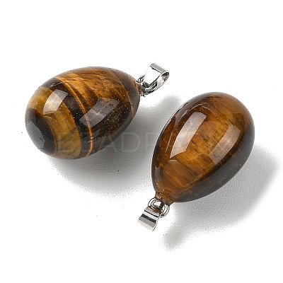 Natural Tiger Eye Pendants GG-K002-08A-03-1
