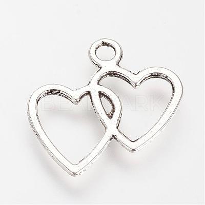 Tibetan Style Alloy Pendants TIBE-S303-05AS-RS-1