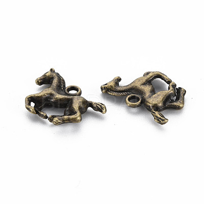 Tibetan Style Alloy Pendants TIBEP-T002-07AB-NR-1