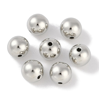 CCB Plastic Round Beads ALUM-U001-08C-06-1