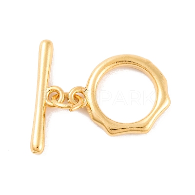 Brass Toggle Clasps KK-U024-02G-1