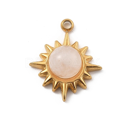 Natural Stone Pendants STAS-D300-02G-06-1