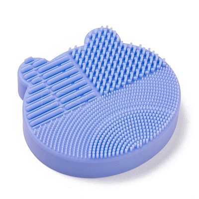 Silicone Makeup Cleaning Brush Scrubber Mat Portable Washing Tool MRMJ-H002-01E-1