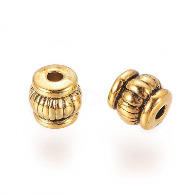 Tibetan Style Beads X-TIBEB-Q043-AG-FF-1