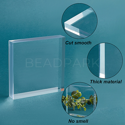 2Pcs Transparent Acrylic Display Decorations DJEW-CN0001-50-1