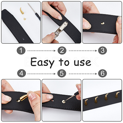 50Bags Alloy Decorative Rivets FIND-GF0009-69A-G-1