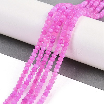 Natural White Jade Beads Strands X-G-Z069-01F-1