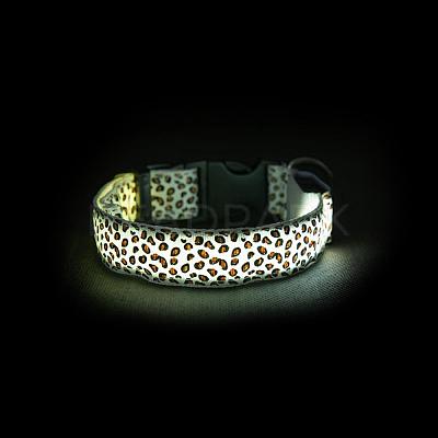 Adjustable Polyester LED Dog Collar MP-H001-A16-1
