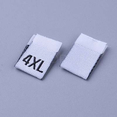 Clothing Size Labels(4XL) FIND-WH0045-E01-1