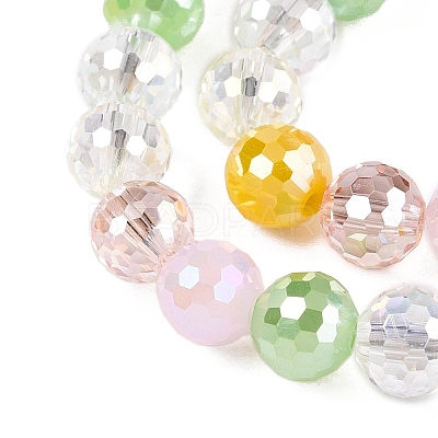 Electroplate Glass Bead Strands X-GLAA-Z006-01A-1