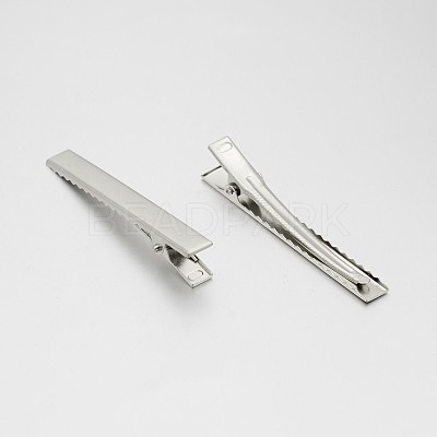 Iron Alligator Hair Clip Findings IFIN-A171-08E-02-1