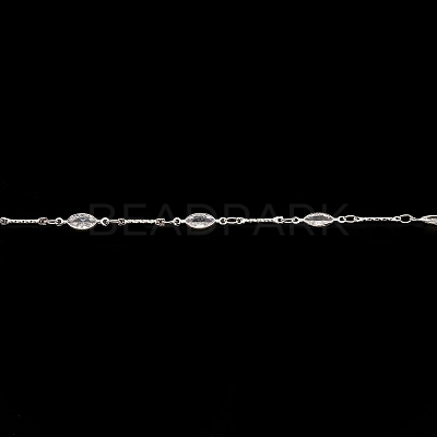 Brass Horse Eye Link Chains CHC-M025-36S-1