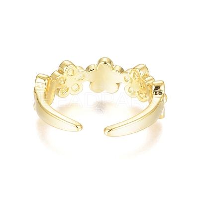 Brass Cuff Toe Rings RJEW-G100-15G-1