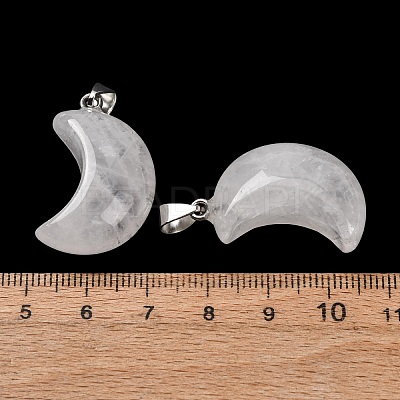 Natural Quartz Crystal Pendants G-F820-02K-01-1