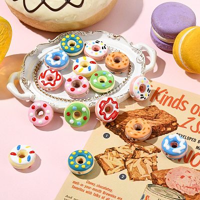 16Pcs 8 Styles Handmade Porcelain Beads PORC-CJ0001-39-1