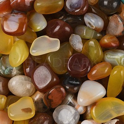 Dyed & Heated Natural Agate Beads G-J402-03C-03-1