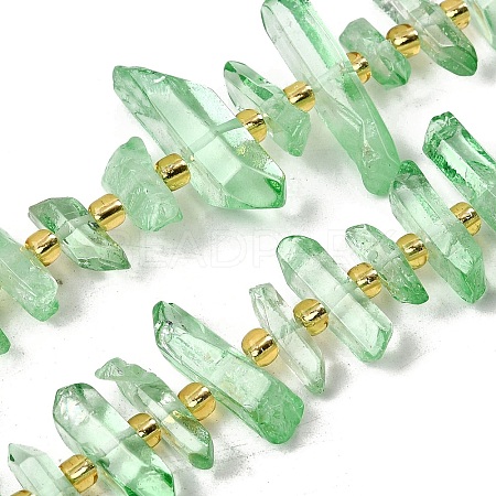 Natural Quartz Crystal Beads Strands G-F800-E13-1