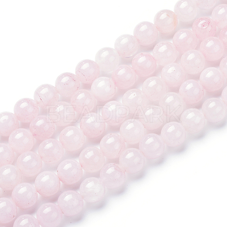Natural Rose Quartz Bead Strands X-G-R412-03-6mm-1