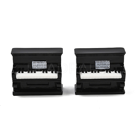 Musical Instrument Theme Resin Upright Piano Miniature Ornaments RE-CBA17C4-20F-1