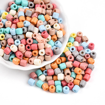 Opaque Colours Glass Seed Beads SEED-N007-14E-1