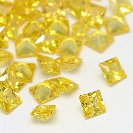 Cubic Zirconia Cabochons ZIRC-M004-6x6mm-003-1