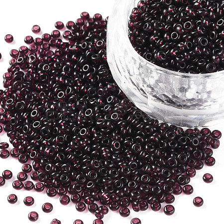 11/0 Grade A Transparent Glass Seed Beads X-SEED-Q006-F27-1