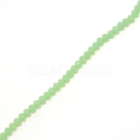 Facted Rondelle Glass Beads GLAA-TAC0008-02A-1