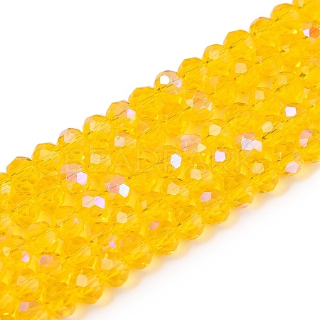 Electroplate Glass Beads Strands EGLA-A044-T4mm-L05-1