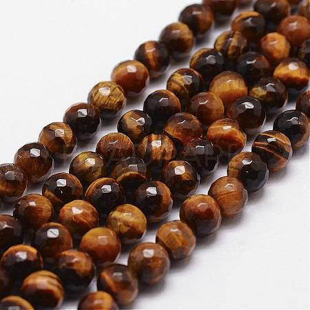 Natural Tiger Eye Beads Strands G-D840-39-6mm-1