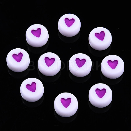 Opaque Acrylic Beads MACR-N008-57D-1