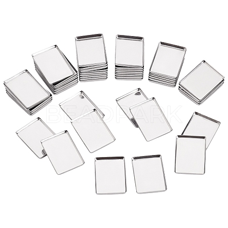 Empty Rectangle Iron Palette Pans MRMJ-WH0064-24-1