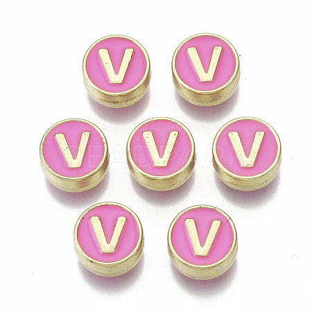 Alloy Enamel Beads LS-ENAM-S122-028V-NR-1