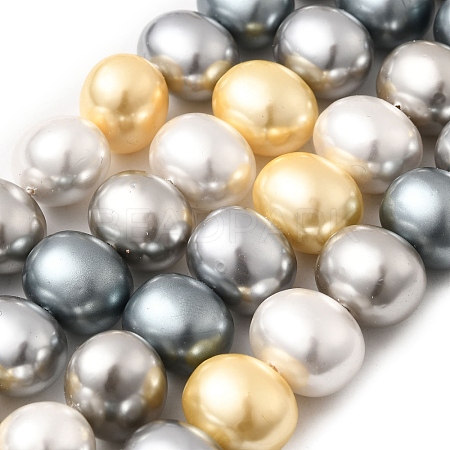Shell Pearl Beads Strands BSHE-F013-01J-1