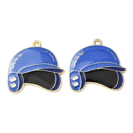 Baseball Alloy Enamel Pendants AL-CBA2679-07B-G02-1
