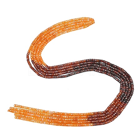 Cubic Zirconia Beads Strands ZIRC-P125-2x3mm-25-1