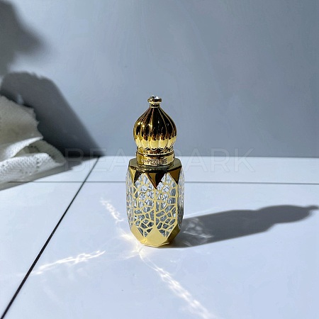 Arabic Style Glass Empty Refillable Roller Ball Bottle PW-WG97347-04-1