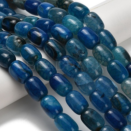 Natural Dragon Veins Agate Beads Strands G-D317-A01-04-1