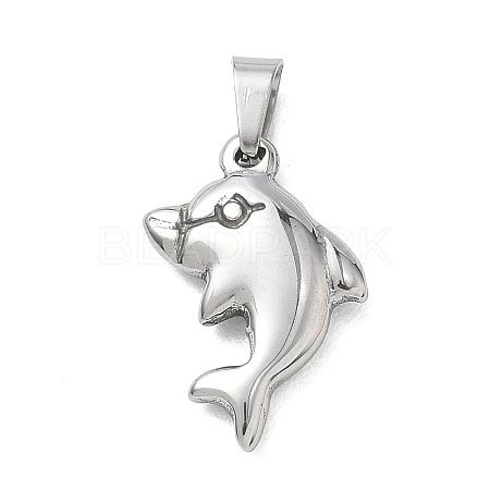 304 Stainless Steel Pendants STAS-B141-03H-P-1