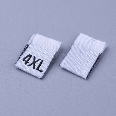 Clothing Size Labels(4XL) FIND-WH0045-E01-1