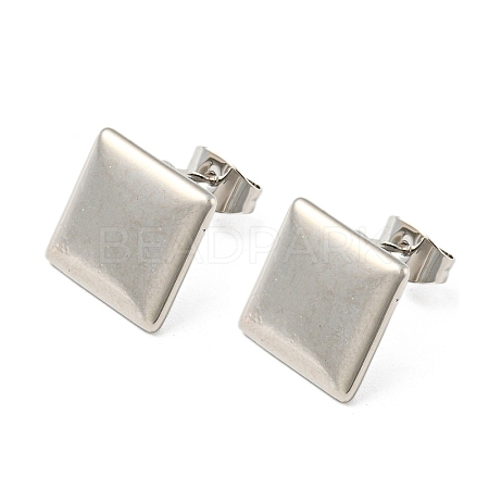 Brass Stud Earrings EJEW-B035-14P-1