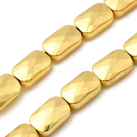 Electroplate Glass Beads Strands EGLA-F166-18G-1