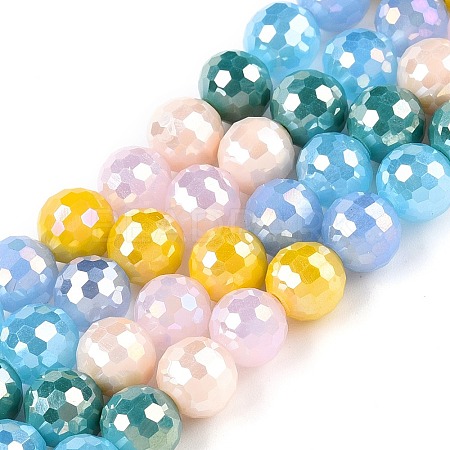 Electroplate Glass Bead Strands X-GLAA-Z006-01F-1