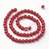 Natural Mashan Jade Round Beads Strands X-G-D263-6mm-XS31-3