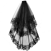 Polyester Bridal Veils AJEW-H145-88A-1