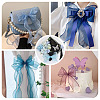 3 Rolls Polyester Organza Ribbons SRIB-TA0001-25-8
