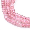 Natural Strawberry Quartz Beads Strands X-G-R475-007-3