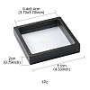 Square Transparent PE Thin Film Suspension Jewelry Display Box CON-YW0001-37-5