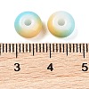 Opaque Spray Painted Glass Beads X1-GLAA-G118-01-4