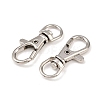 Alloy Swivel Lobster Claw Clasps E547Y-1