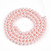 Baking Paint Pearlized Glass Pearl Bead Strands X-HY-N002-4mm-A10-3